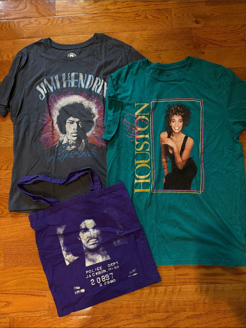 Jimi Hendrix, Whitney Houston and Prince Bundle- 3 pieces